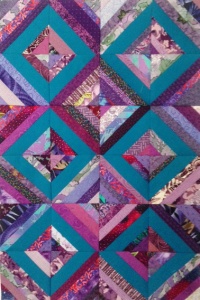 purple quilt top